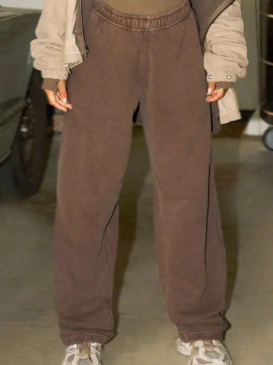 Oversized Straight Leg Jogger Cedar French Terry XS - Picture 2 of 15